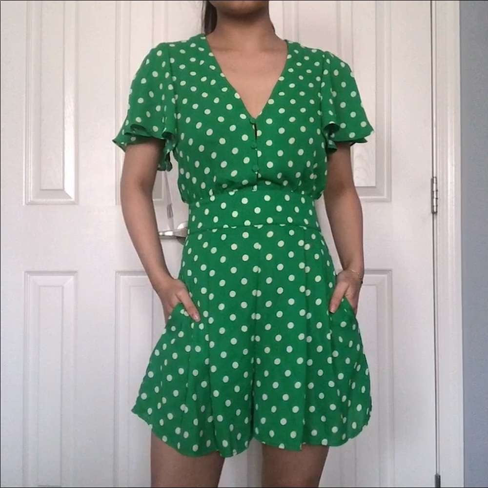 polka dot romper